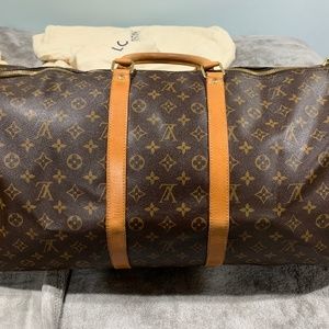 Louis Vuitton KEEPALL BANDOULIÈRE 55 Duffel Bag